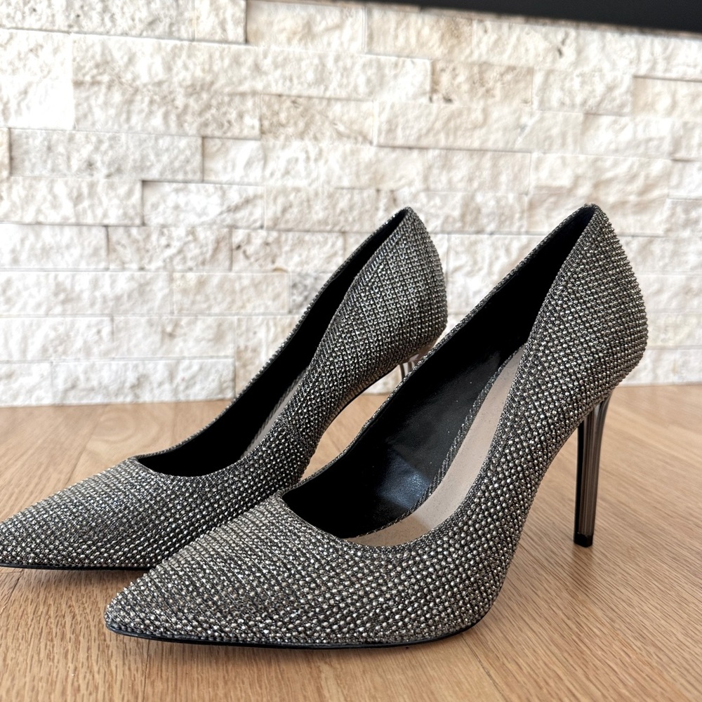 Sparkly heels.